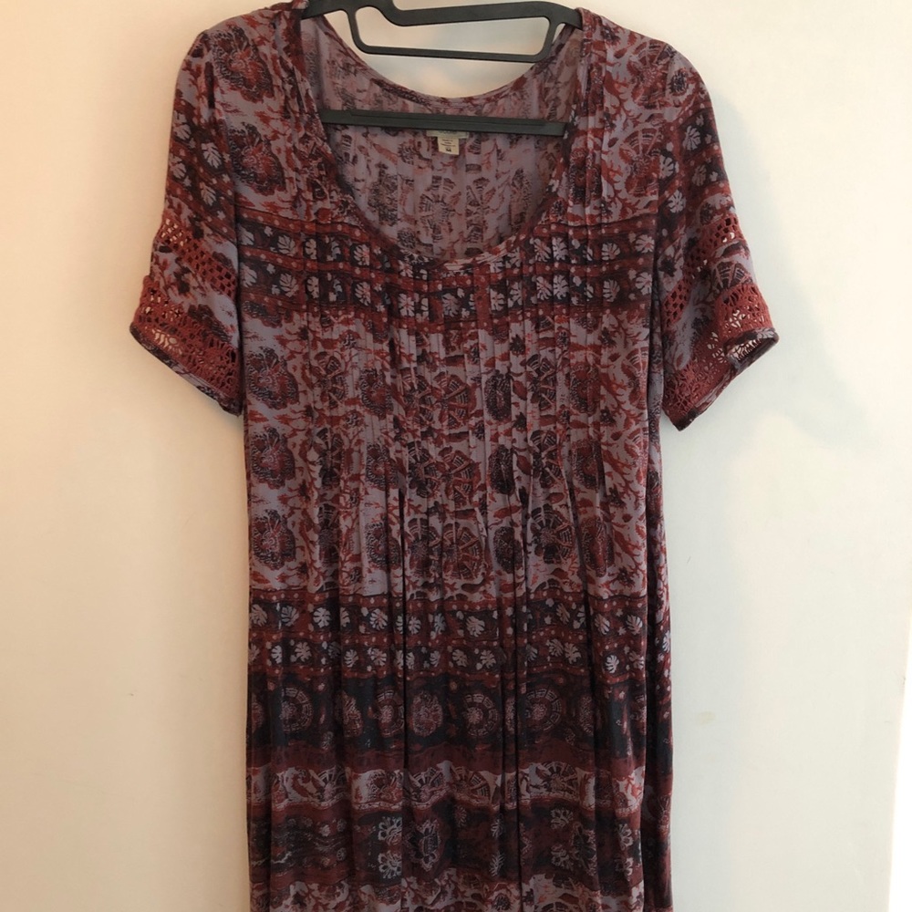 COPY - Ecoté Urban Outfitters Purple Boho mini dress